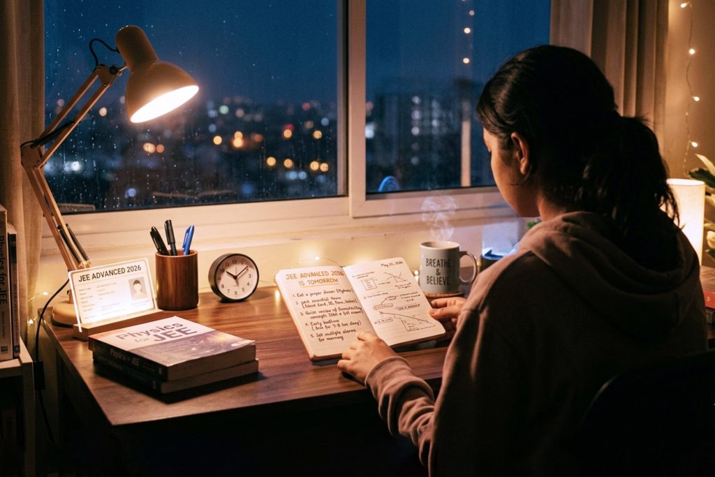 JEE Advanced 2026 Is Tomorrow. Here Is What You Should Actually Do Tonight.