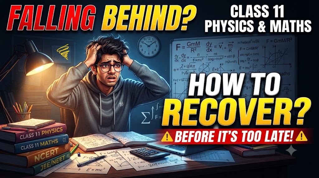 Falling Behind in Class 11 Physics & Maths? Here’s How to Recover Before It’s Too Late